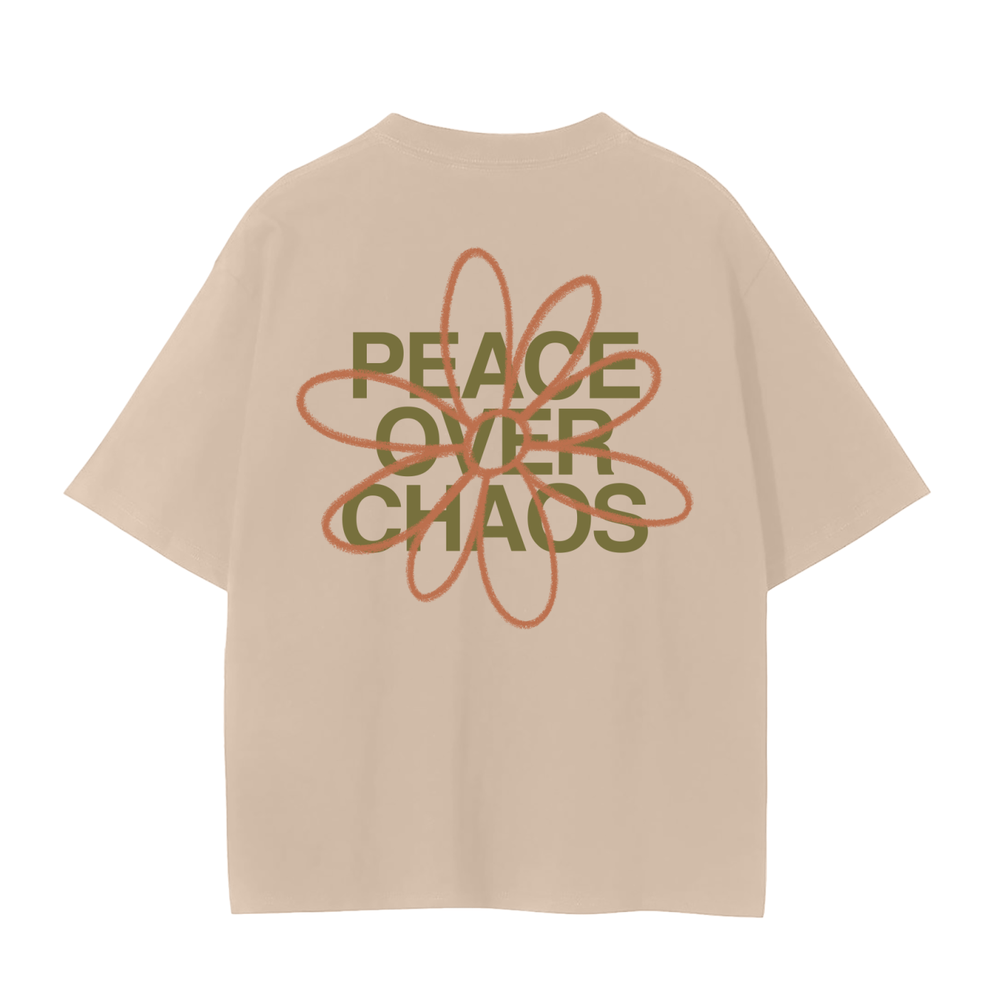 Peace Tee - Camel