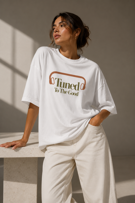 Tuned Tee - white