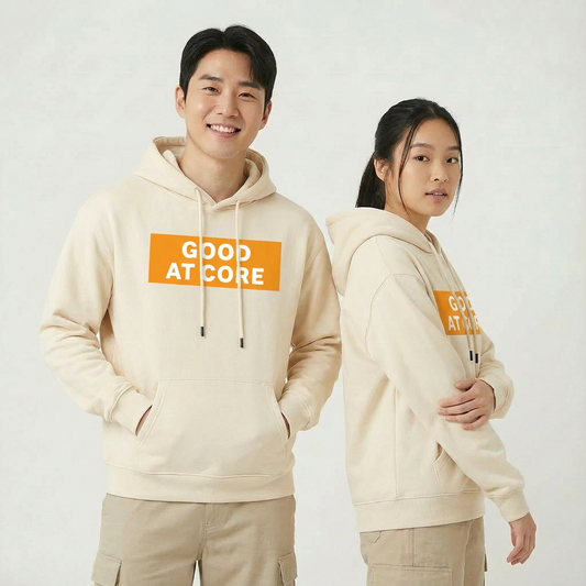 Core Signature Hoodie - coffee talk energy