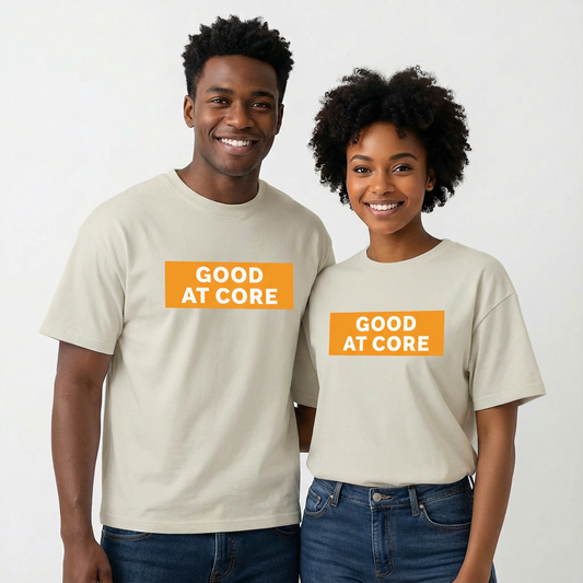 Core Signature T-Shirt - coffee talk energy