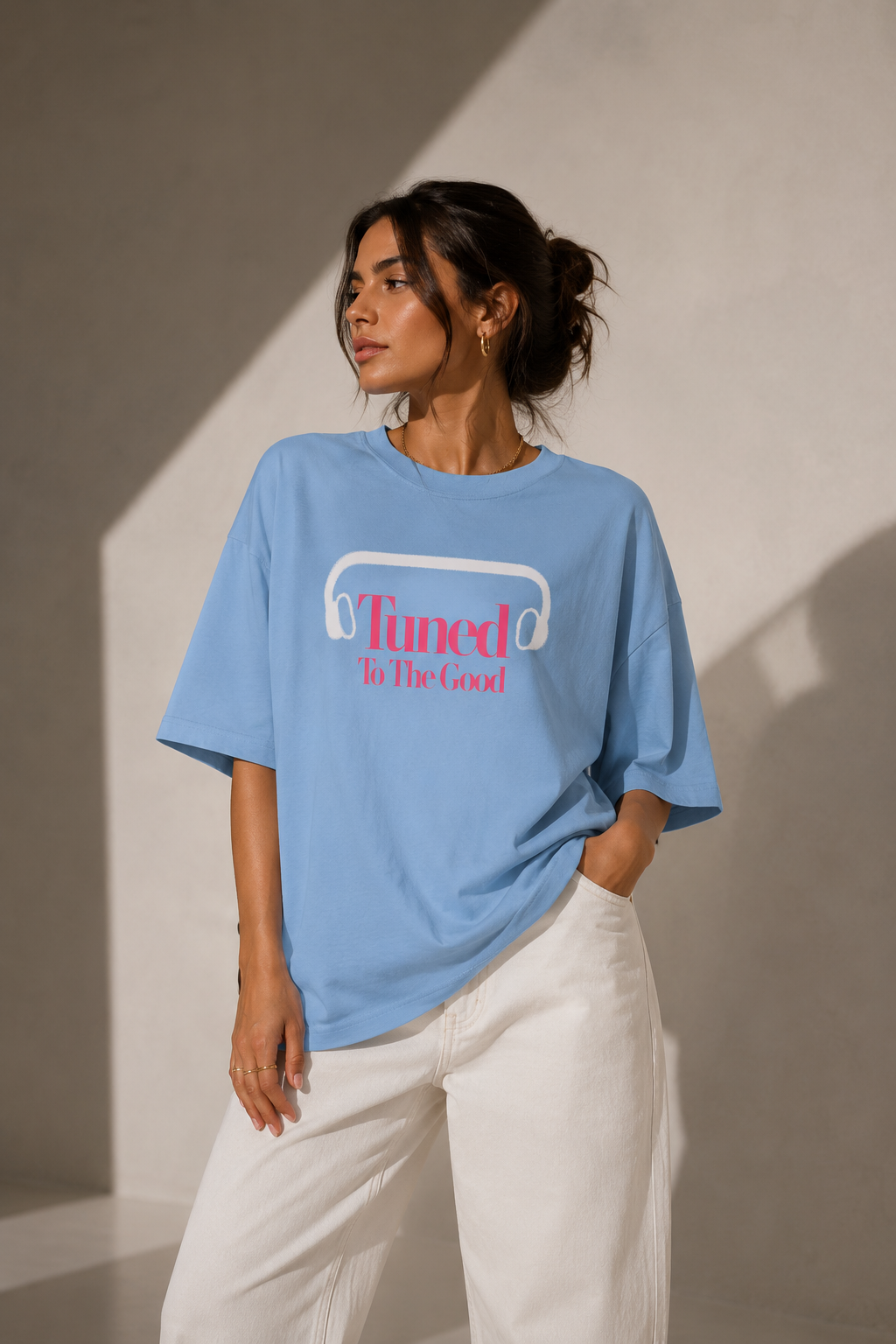 Tuned Tee - sky blue