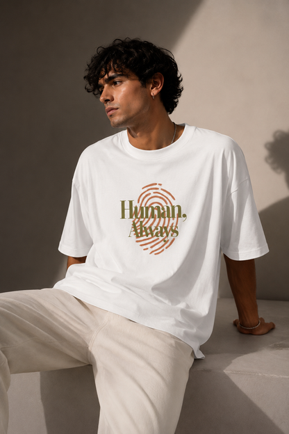 Human Tee - white