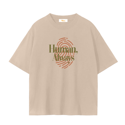Human Tee - camel