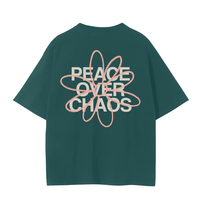 Peace Tee - Dark Green