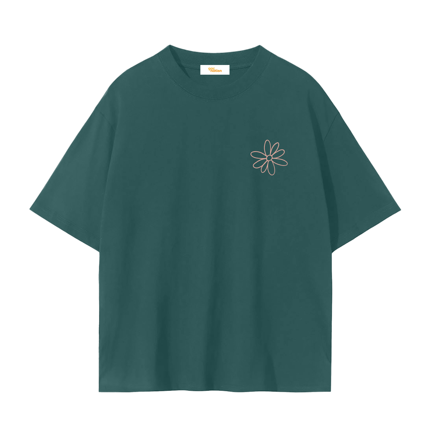 Peace Tee - Dark Green