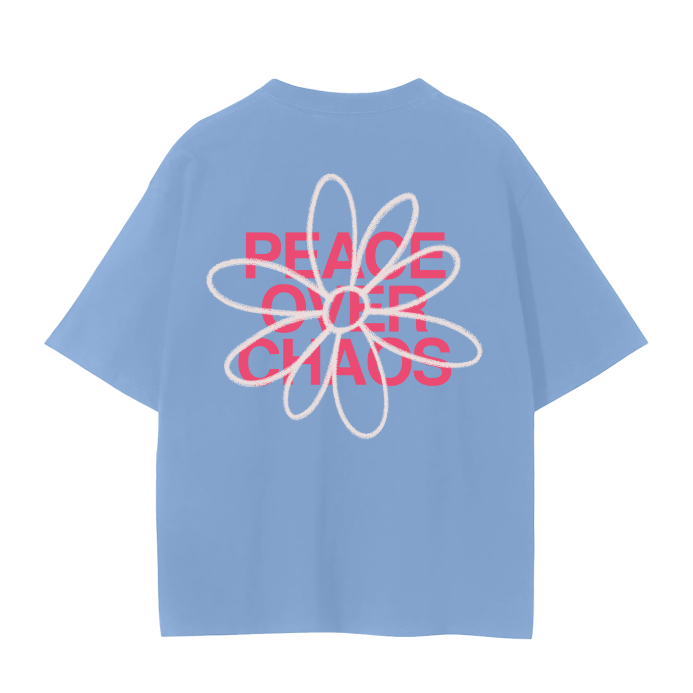 Peace Tee - Sky Blue