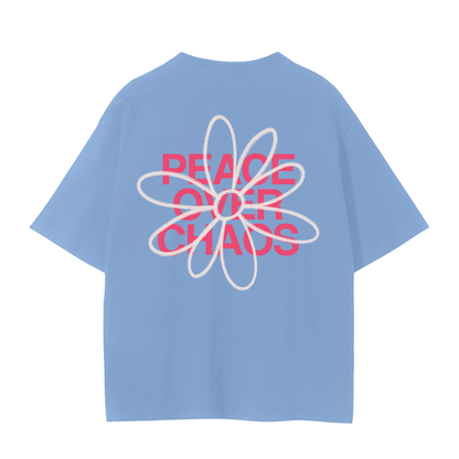 Peace Tee - Sky Blue