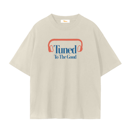 Tuned Tee - mild apricot