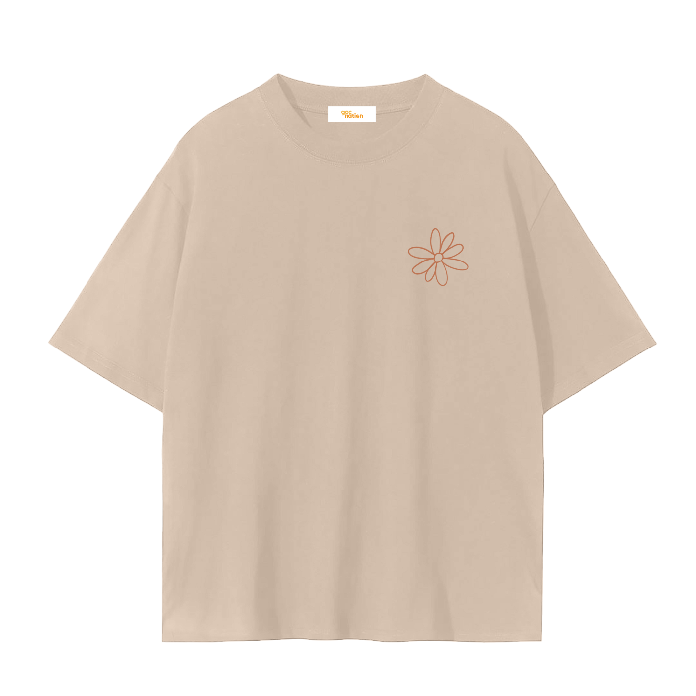 Peace Tee -  Camel