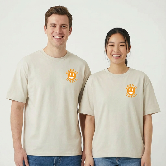 Chill Vibes T-Shirt - coffee talk energy