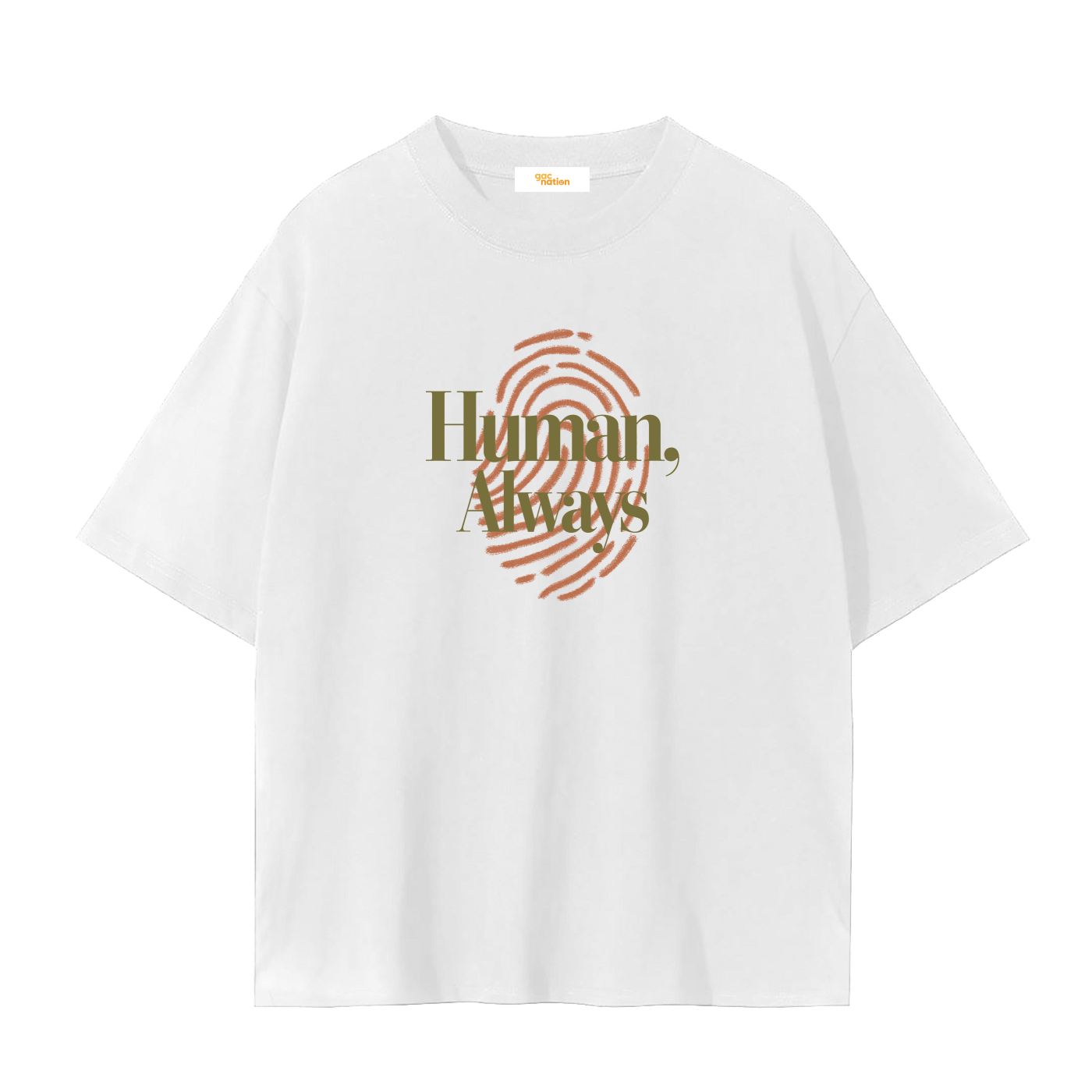 Human Tee - white