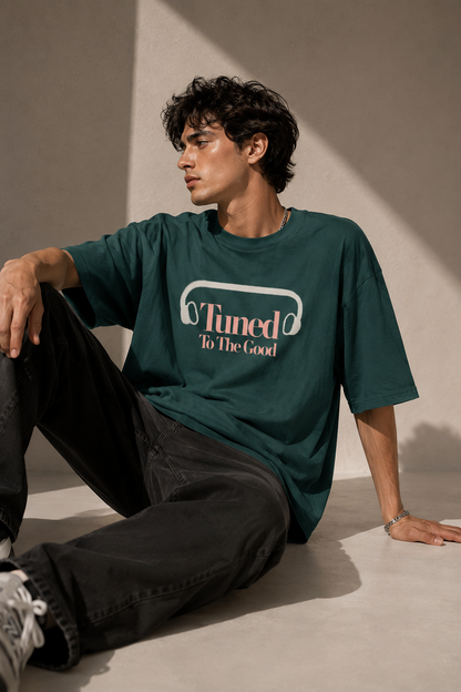 Tuned Tee - dark green
