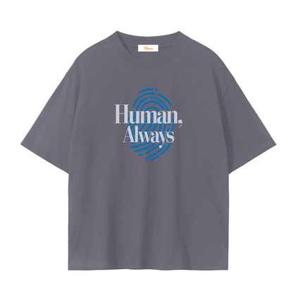 Human Tee - lava smoke