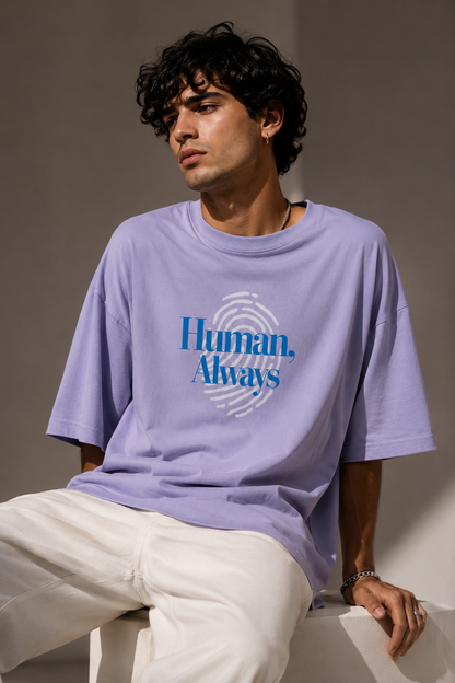 Human Tee - lavender