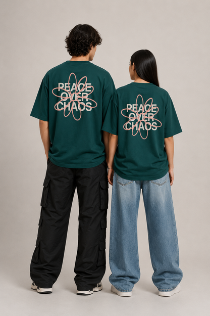 Peace Tee - Dark Green