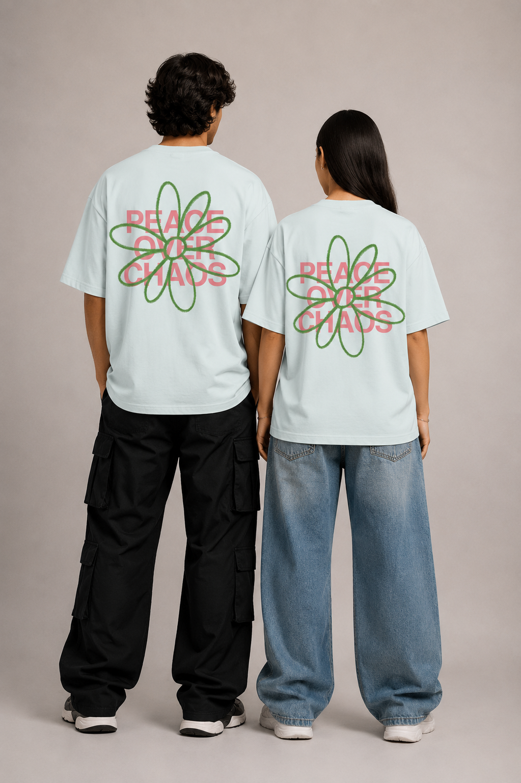 Peace Tee - Light Green