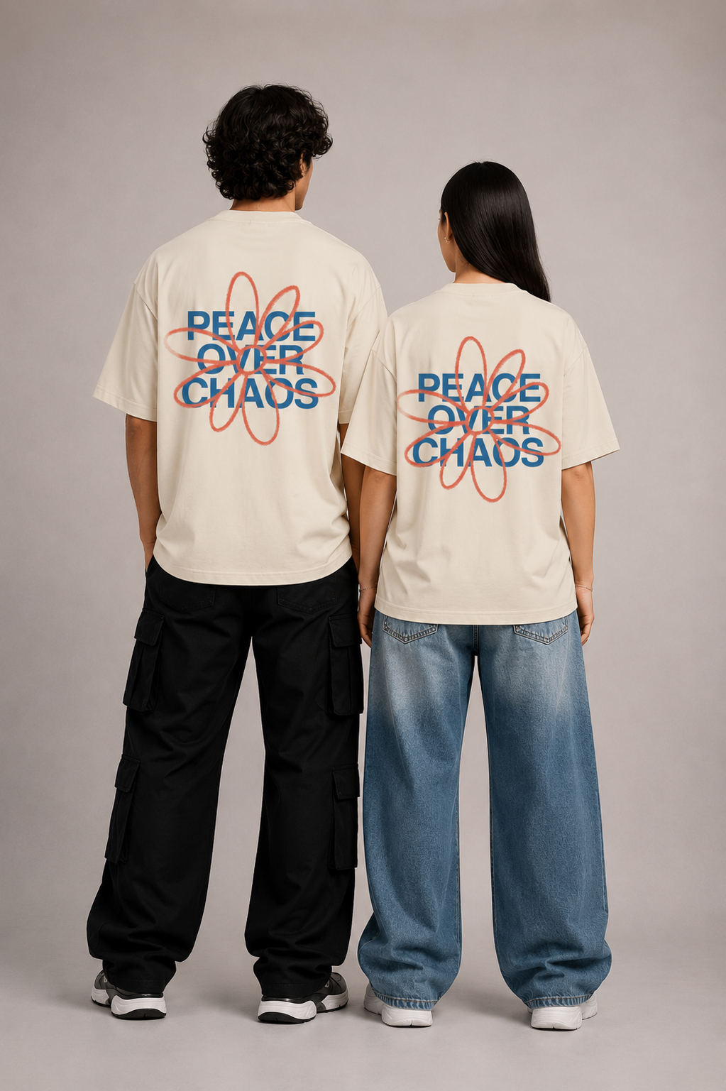 Peace Tee - Mild Apricot